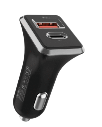 Biloplader  Usb       Adapter  Sort