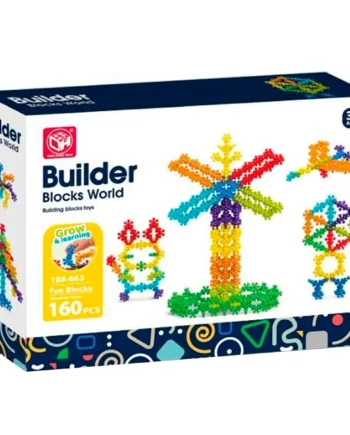Builder Blocks World Byggesæt  160 Dele