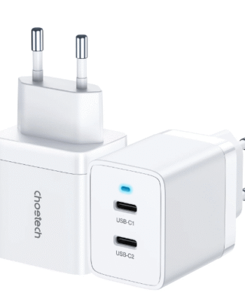 Choetech Dual Type-  Vægoplader 40w Pd Hvid