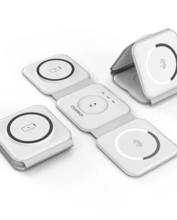 Choetech Trådløs Magnetisk Oplader  - -   Foldbar  Hvid