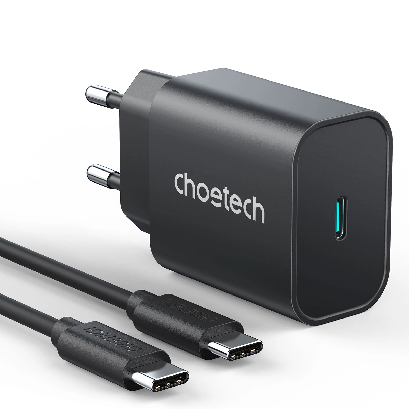 Choetech Usb- Pd Vægoplader 25w Sort