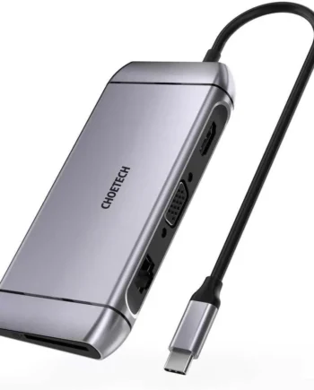 Choetech  - -  Usb-  Hub  4k Hdmi  100w Pd  Grå