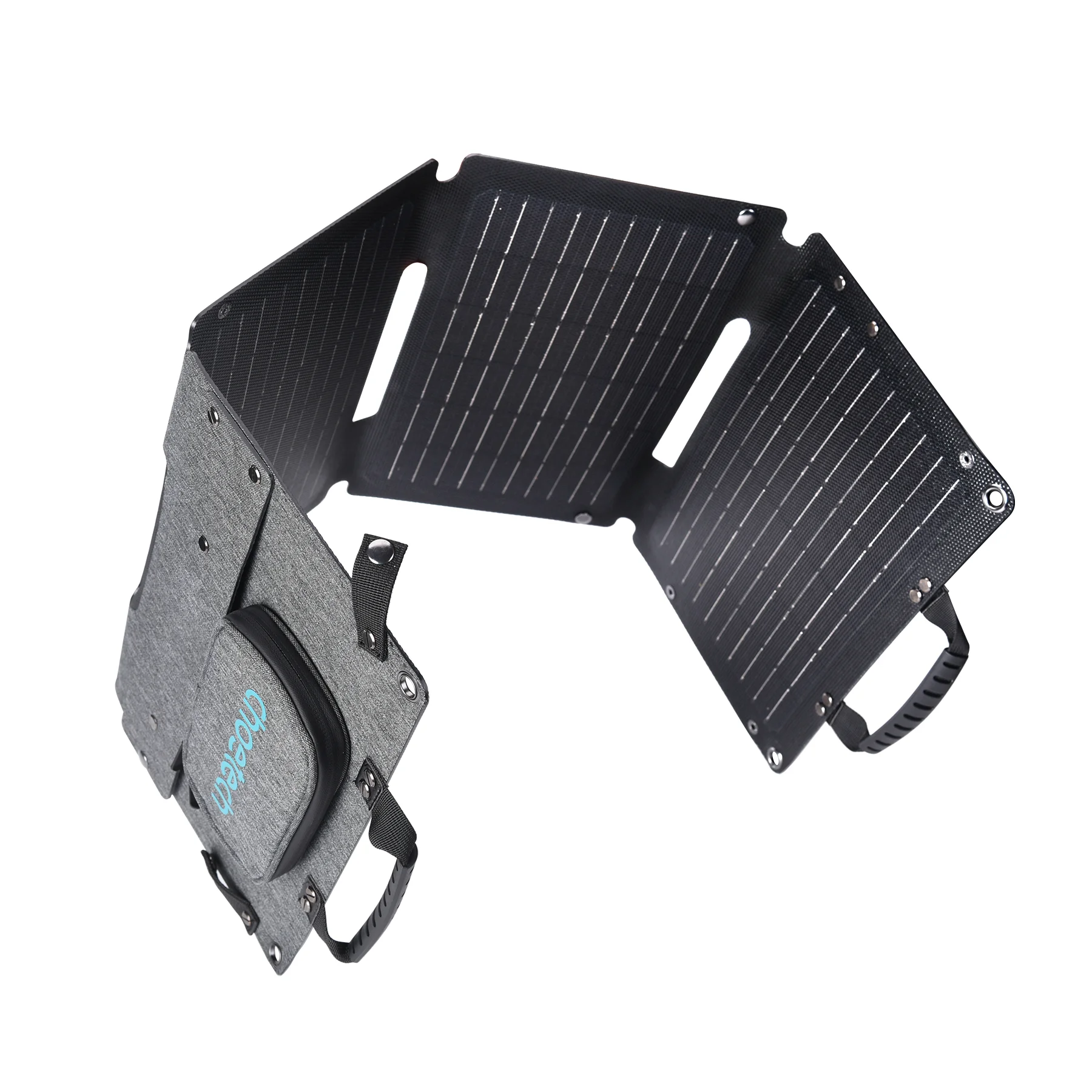 Choetech  -port Solcellepanel 40w Type-    Usb-   Sort Grå