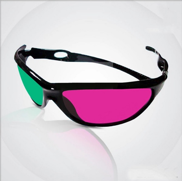 3d-briller Plast Rød Grøn Stk