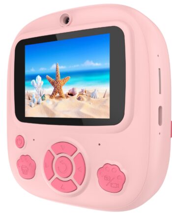 Digital Kamera Til Børn     Termisk Printer  Pink