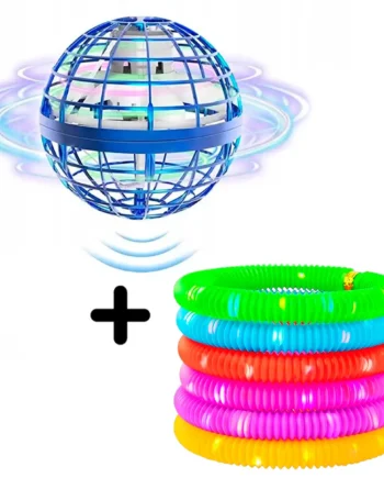 Flying Spinner Ball  Blå       Pop Flash Tubes