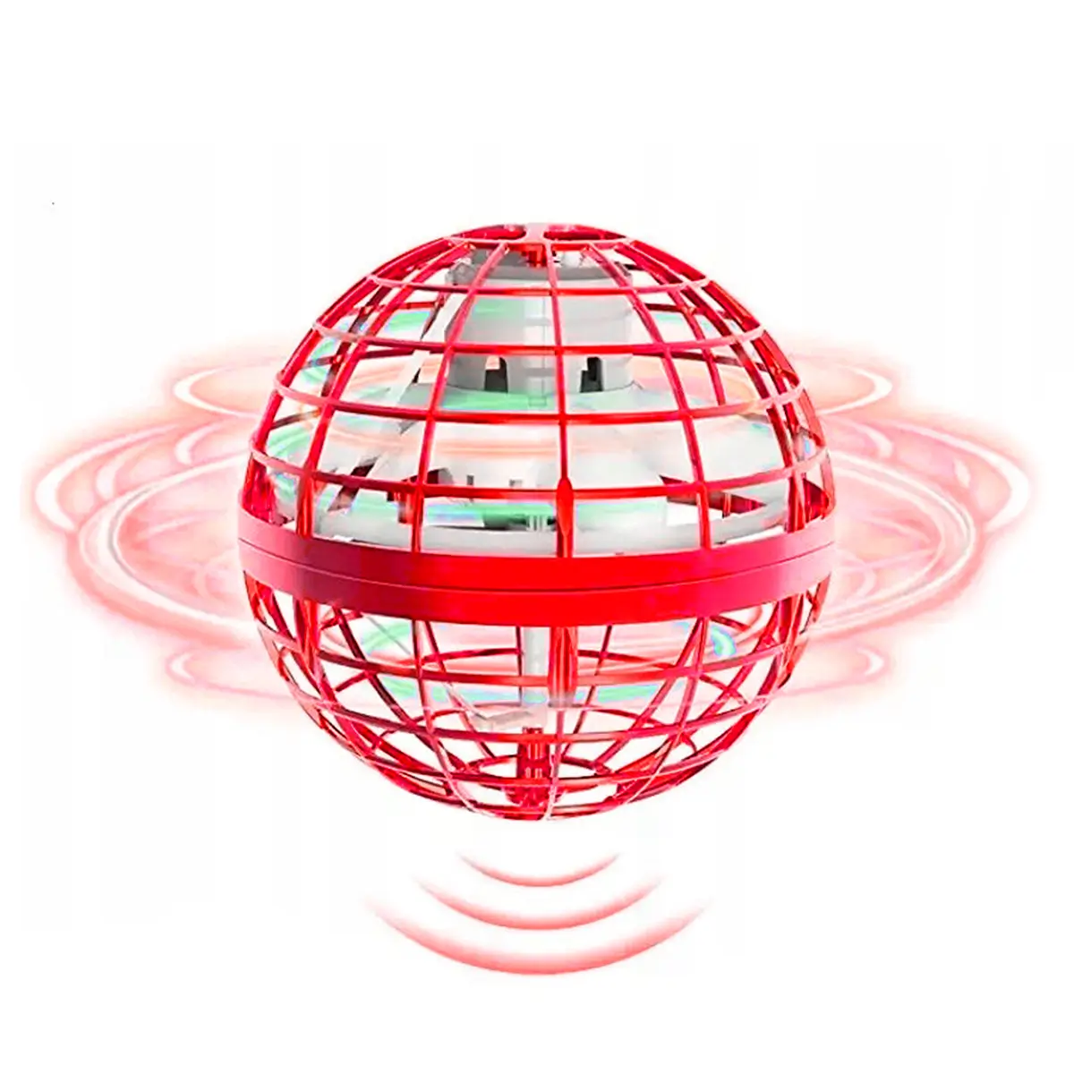 Flynova Pro Flying Spinner Ball Rød