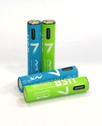 Genopladelige Lithium Batterier  Usb-   1200 Mah  Aaa    Stk