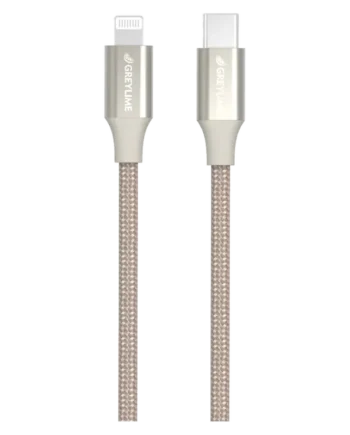Greylime Braided Usb- -lightning Kabel     Beige