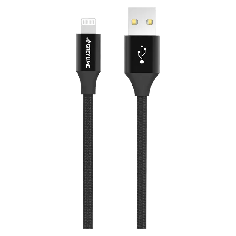 Greylime Usb-lightning Kabel Sort
