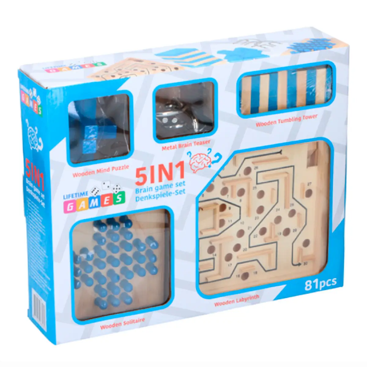 Iq Puzzle Hjernevrider Puslespil - -