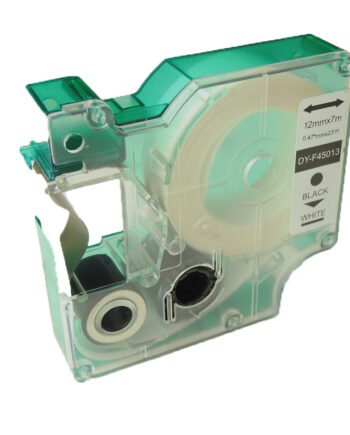 Kompatibel Dymo Label Tape D1  12 Mm       Sort Gul