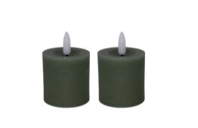 Led Mini Bloklys    8x5 Cm  Grøn    Stk    Timer