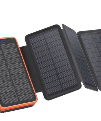 Lippa 20 000 Mah Foldbar 7w Solcelle Powerbank