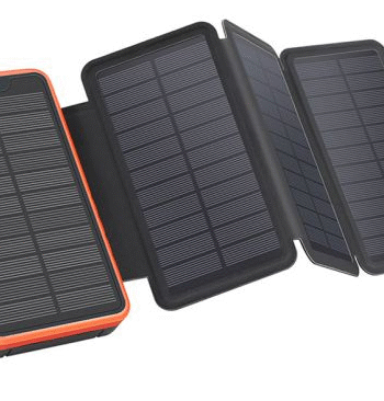 Lippa 10 000 Mah Foldbar 7w Solcelle Powerbank