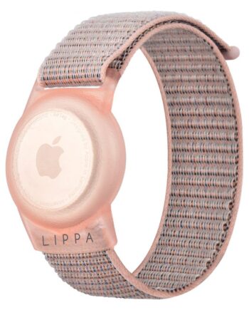Lippa Nylon Håndledsrem Til Airtag Og Smart-finder  Pink