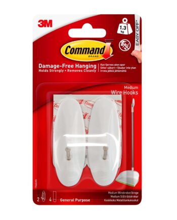 3m Command Mellemstore Trådkroge