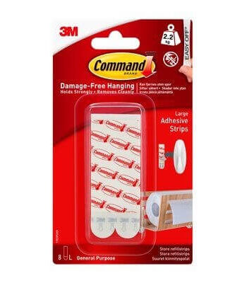 3m Command Store Klæbestrips Og Refillstrips