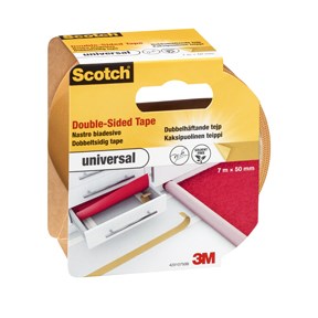 3m Scotch Tæppetape Dobbeltklæbende  50mm   7m