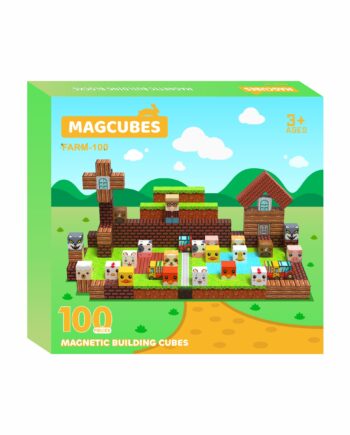Magcubes Magnetiske Byggeklodser  Bondegård  100 Dele