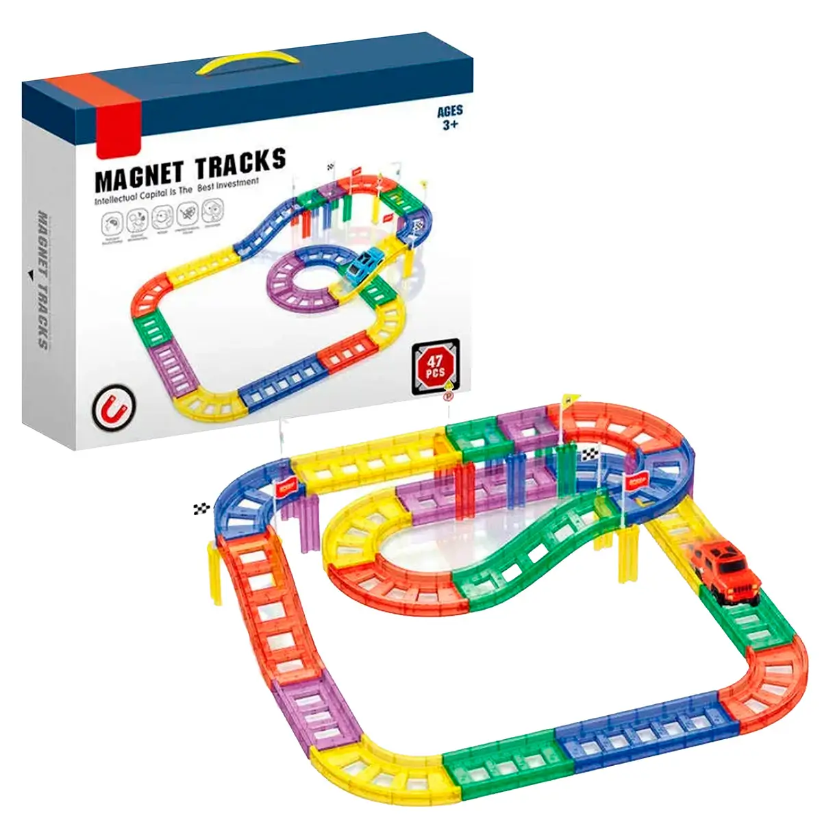 Magnet Blocks Bilbane 48 Dele