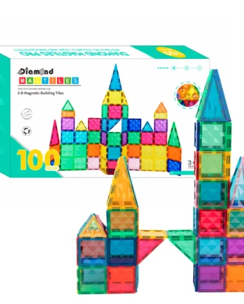 Magnetic Tiles Byggesæt  100 Stk