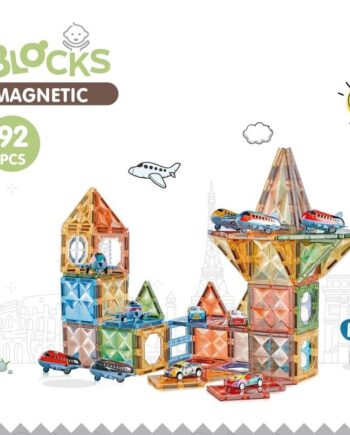 Magnetic Tiles Lufthavn 92 Dele