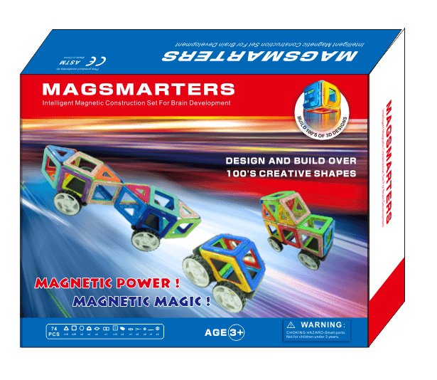 Magsmarters Byggesæt Sampak 74 Dele