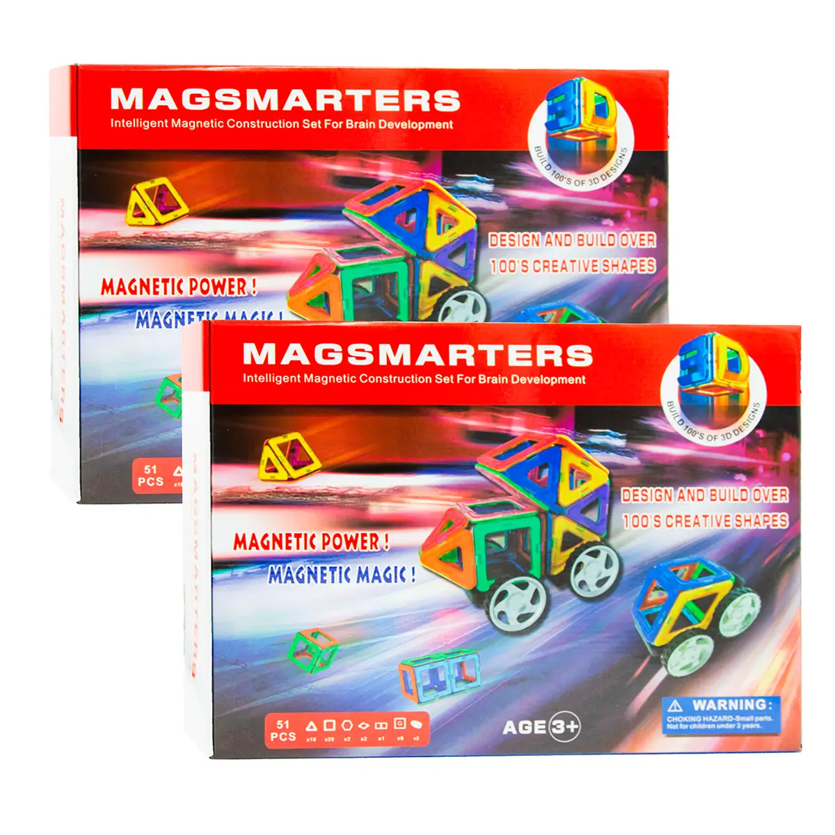 Magsmarters Byggesæt Sampak      51 Dele