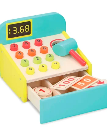 Marionette Kasseapparat   Træ  12 Dele