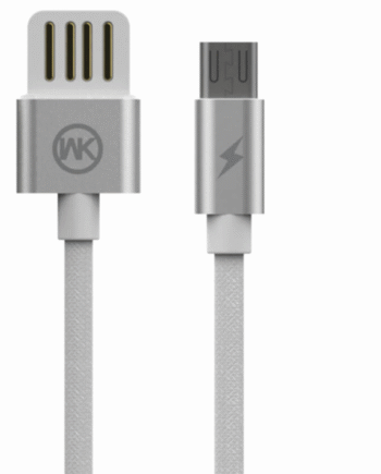 Micro Usb Kabel   Meter  Nylon  Hvid