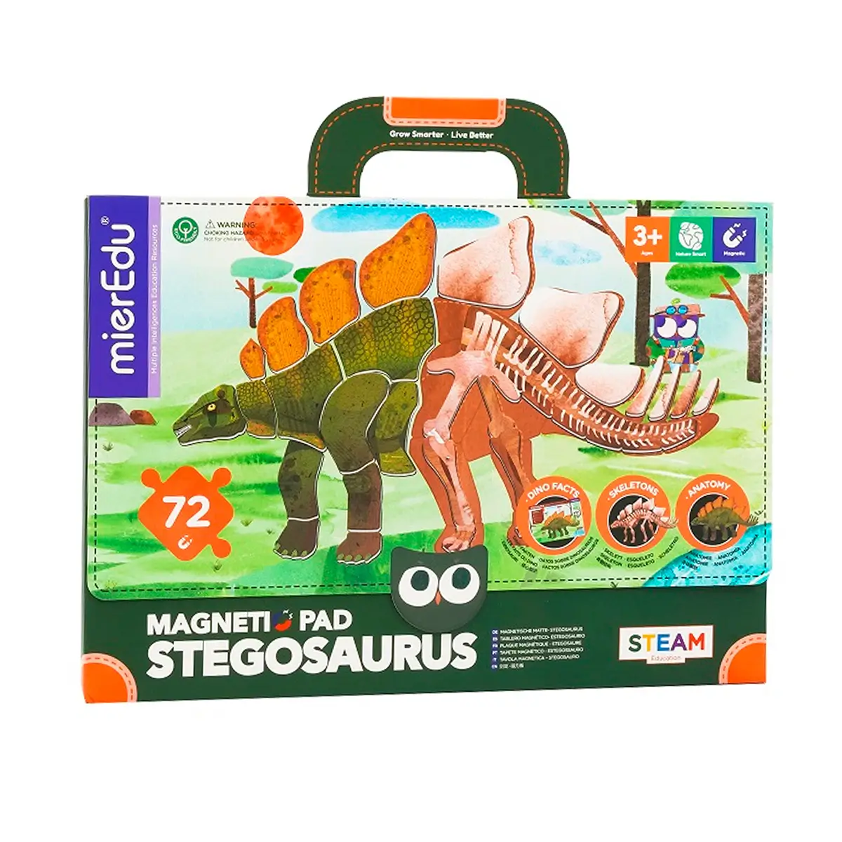 Mieredu Magnetisk Legetavle Stegosaurus