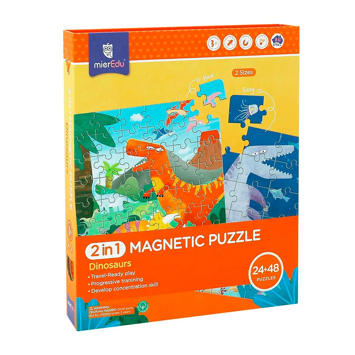 Mieredu Magnetisk Puslespil Dinosaur