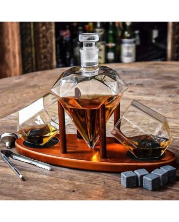 Mikamax Deluxe Diamond Decanter Set