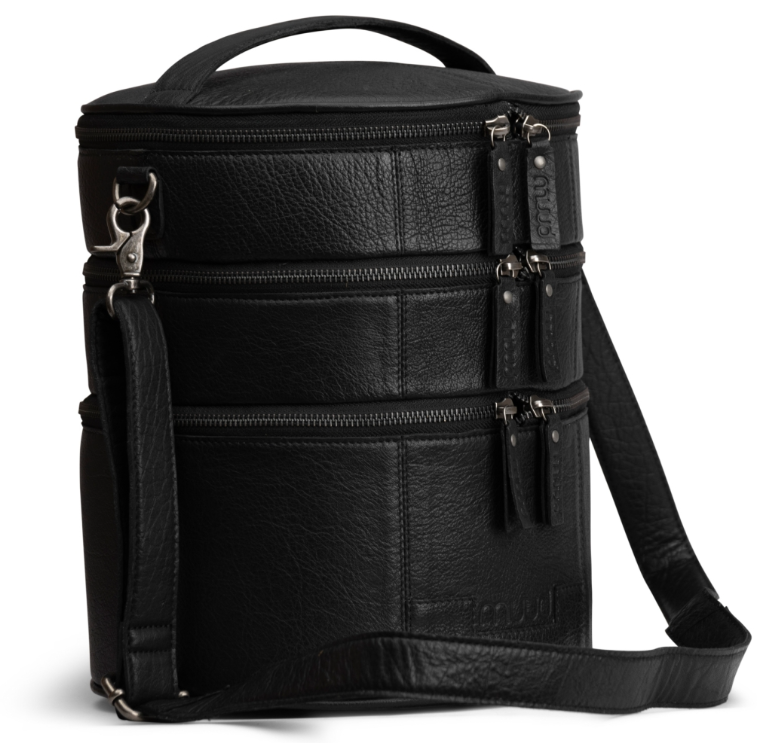 Muud Bturn Taske Læder Sort