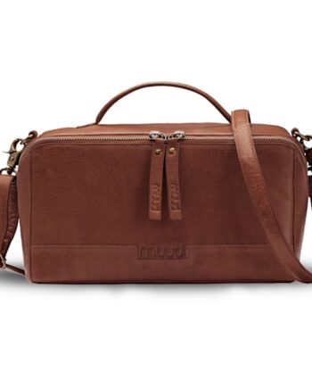Muud Cleo Midi Taske Læder  Rich Brown