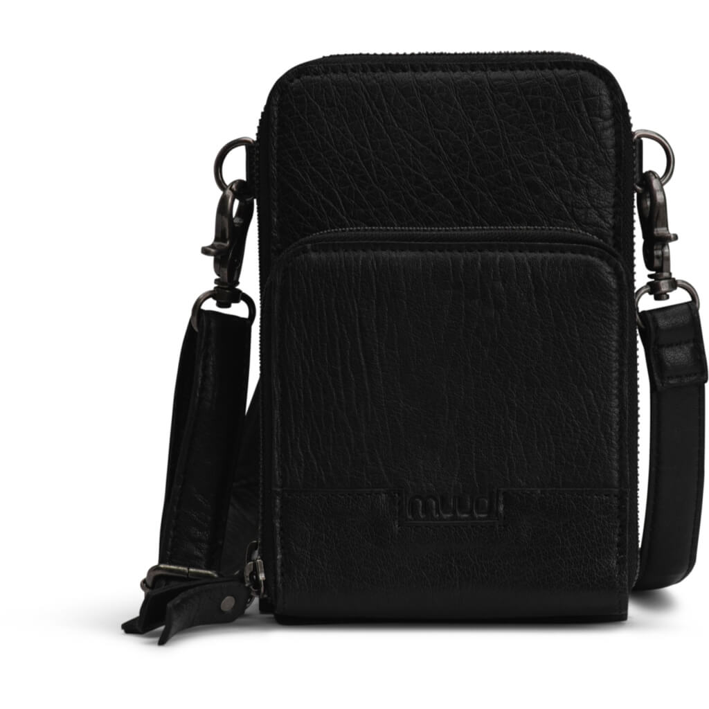 Muud Dafna Crossbody Taske Læder Sort