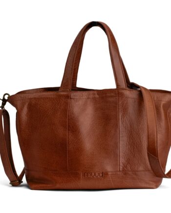 Muud Hiba Taske Med Lynlås Læder  Rich Brown