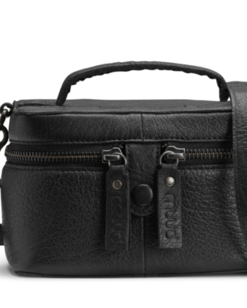 Muud Lexi Mini Taske Toilettaske Læder  Sort