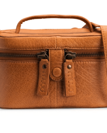 Muud Lexi Mini Taske Toilettaske Læder  Whisky