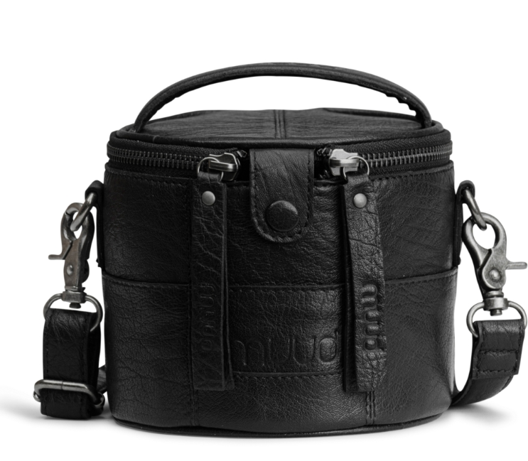 Muud Saturn Mini Taske Læder Sort