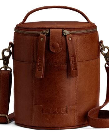 Muud Saturn Taske Læder  Rich Brown