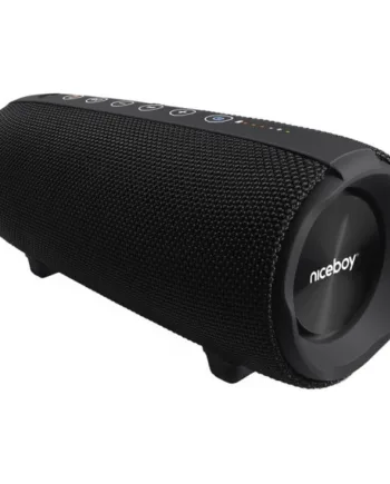 Niceboy Raze   Titan 50w Vandtæt Radio   Trådløs Højttaler Sort