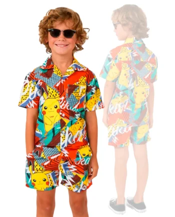 Opposuits Boys Pika Pikachu  Sommer Sæt