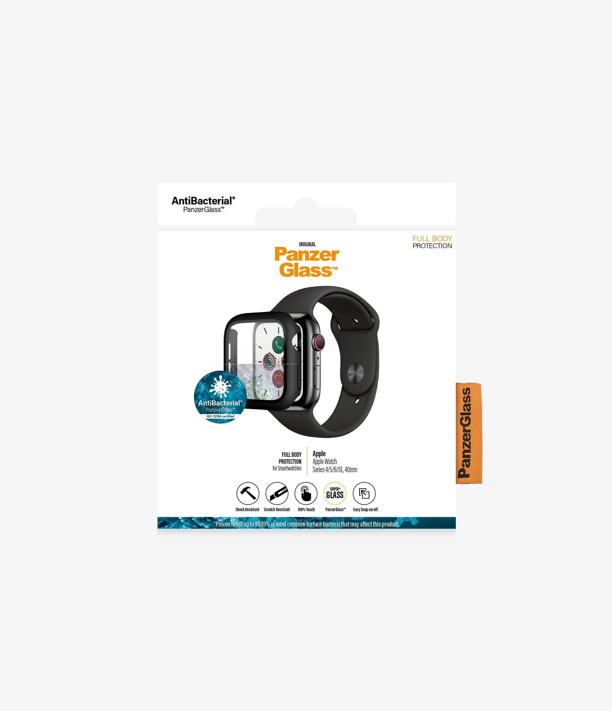 Panzerglass Skærmbeskyttelse Apple Watch Se 40 Mm Sort