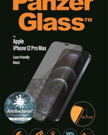 Panzerglass Skærmbeskyttelse Iphone 12 Pro Max Sort