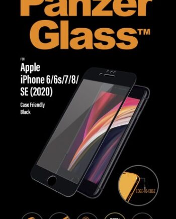 Panzerglass Skærmbeskyttelse Iphone Se  2020       Sort  Case Friendly
