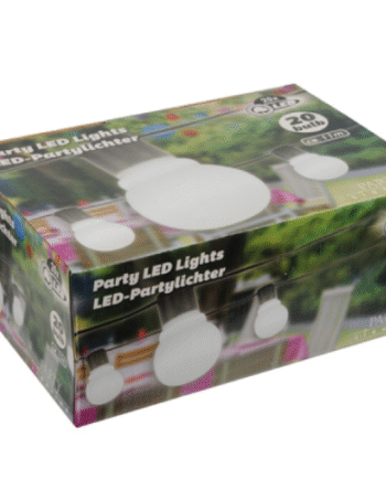 Party Lighting Led Lyskæde Med 20 Led 11    Hvid