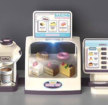 Play House Legetøjs Kage-   Kaffebar    Lys Og Lyd