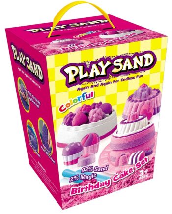 Play Sand Kinetisk Legesand Fødselsdagskage  908      Farver